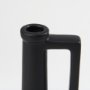 69985 - Burton 10.8H Small Matte Black Ceramic Jug Vase