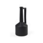 69986 - Burton 14.2H Medium Matte Black Ceramic Jug Vase