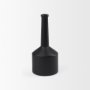 69986 - Burton 14.2H Medium Matte Black Ceramic Jug Vase