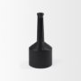 69986 - Burton 14.2H Medium Matte Black Ceramic Jug Vase