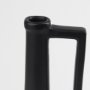 69986 - Burton 14.2H Medium Matte Black Ceramic Jug Vase