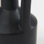69986 - Burton 14.2H Medium Matte Black Ceramic Jug Vase