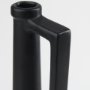 69987 - Burton 17.1H Large Matte Black Ceramic Jug Vase