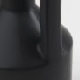 69987 - Burton 17.1H Large Matte Black Ceramic Jug Vase