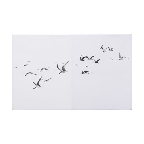 102162-L - Fly Away by Mercana Studio a Hand Embellished Textured Canvas