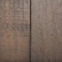 69781 - West 55L x 32W x 14H Medium Brown Wooden Angled Coffee Table