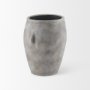 69797 - Zuma 27.2L x 18.1W x 24.4H Light Gray Ceramic Floor Vase