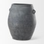 69798 - Zuma 27.2L x 20.5W x 31.9H Dark Gray Ceramic Floor Vase