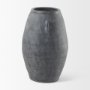 69798 - Zuma 27.2L x 20.5W x 31.9H Dark Gray Ceramic Floor Vase