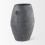 69798 - Zuma 27.2L x 20.5W x 31.9H Dark Gray Ceramic Floor Vase