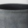 69798 - Zuma 27.2L x 20.5W x 31.9H Dark Gray Ceramic Floor Vase