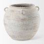 69800 - Misha 25.2L x 25.2W x 22.4H Cream Ceramic Floor Vase