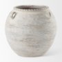 69800 - Misha 25.2L x 25.2W x 22.4H Cream Ceramic Floor Vase