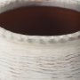 69800 - Misha 25.2L x 25.2W x 22.4H Cream Ceramic Floor Vase