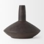 69801 - Rylee 6.9H Dark Brown Ceramic Vase