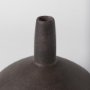 69801 - Rylee 6.9H Dark Brown Ceramic Vase