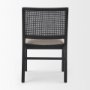 69828 - Wynn 20.5L x 24.6W x 34.1H Beige Fabric W/Black Wood Dining Chair