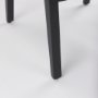 69828 - Wynn 20.5L x 24.6W x 34.1H Beige Fabric W/Black Wood Dining Chair