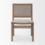 69829 - Wynn Fabric W/Brown Wood Dining Chair