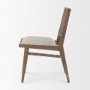 69829 - Wynn Fabric W/Brown Wood Dining Chair
