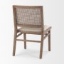 69829 - Wynn Fabric W/Brown Wood Dining Chair