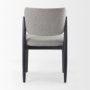 69830 - Cline  20.9L x 23.0W x 31.9H Gray Fabric W/Black Wood Dining Chair