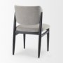 69830 - Cline  20.9L x 23.0W x 31.9H Gray Fabric W/Black Wood Dining Chair