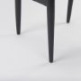 69830 - Cline  20.9L x 23.0W x 31.9H Gray Fabric W/Black Wood Dining Chair