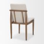 69834 - Cavett Cream Boucle Upholstered Seat W/Light Brown Wood Frame Dining Chair