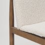 69834 - Cavett Cream Boucle Upholstered Seat W/Light Brown Wood Frame Dining Chair