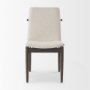69835 - Cavett Cream Boucle Upholstered Seat W/Dark Brown Wood Frame Dining Chair