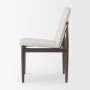69835 - Cavett Cream Boucle Upholstered Seat W/Dark Brown Wood Frame Dining Chair