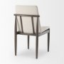 69835 - Cavett Cream Boucle Upholstered Seat W/Dark Brown Wood Frame Dining Chair