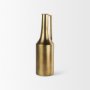 69855 - Aubrey Medium 18.0H Gold Iron Jug Vase