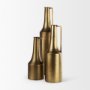 69855 - Aubrey Medium 18.0H Gold Iron Jug Vase