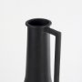 69858 - Aubrey Medium 18.0H Black Iron Flower Jug Vase