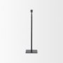 69861 - Porter 5.0L x 5.0W x 18.0H Medium Black Iron Candle Holder