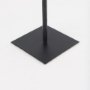 69861 - Porter 5.0L x 5.0W x 18.0H Medium Black Iron Candle Holder