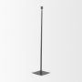 69862 - Porter 6.0L x 6.0W x 30.0H Large Black Iron Candle Holder