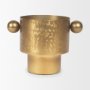 69866 - Juno 6.5H Medium Gold Iron Medium Vase 