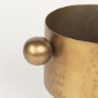 69866 - Juno 6.5H Medium Gold Iron Medium Vase 