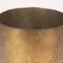 69867 - Juno 8.5H Large Gold Iron Vase