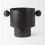 69870 - Juno 6.5H Medium Black Iron Vase