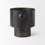69870 - Juno 6.5H Medium Black Iron Vase