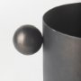 69870 - Juno 6.5H Medium Black Iron Vase