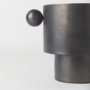 69870 - Juno 6.5H Medium Black Iron Vase