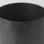 69871 - Juno 8.5H Large Black Iron Vase