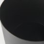 69871 - Juno 8.5H Large Black Iron Vase