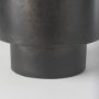69871 - Juno 8.5H Large Black Iron Vase