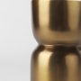 69868 - Malta Aluminum Candle Holder Small